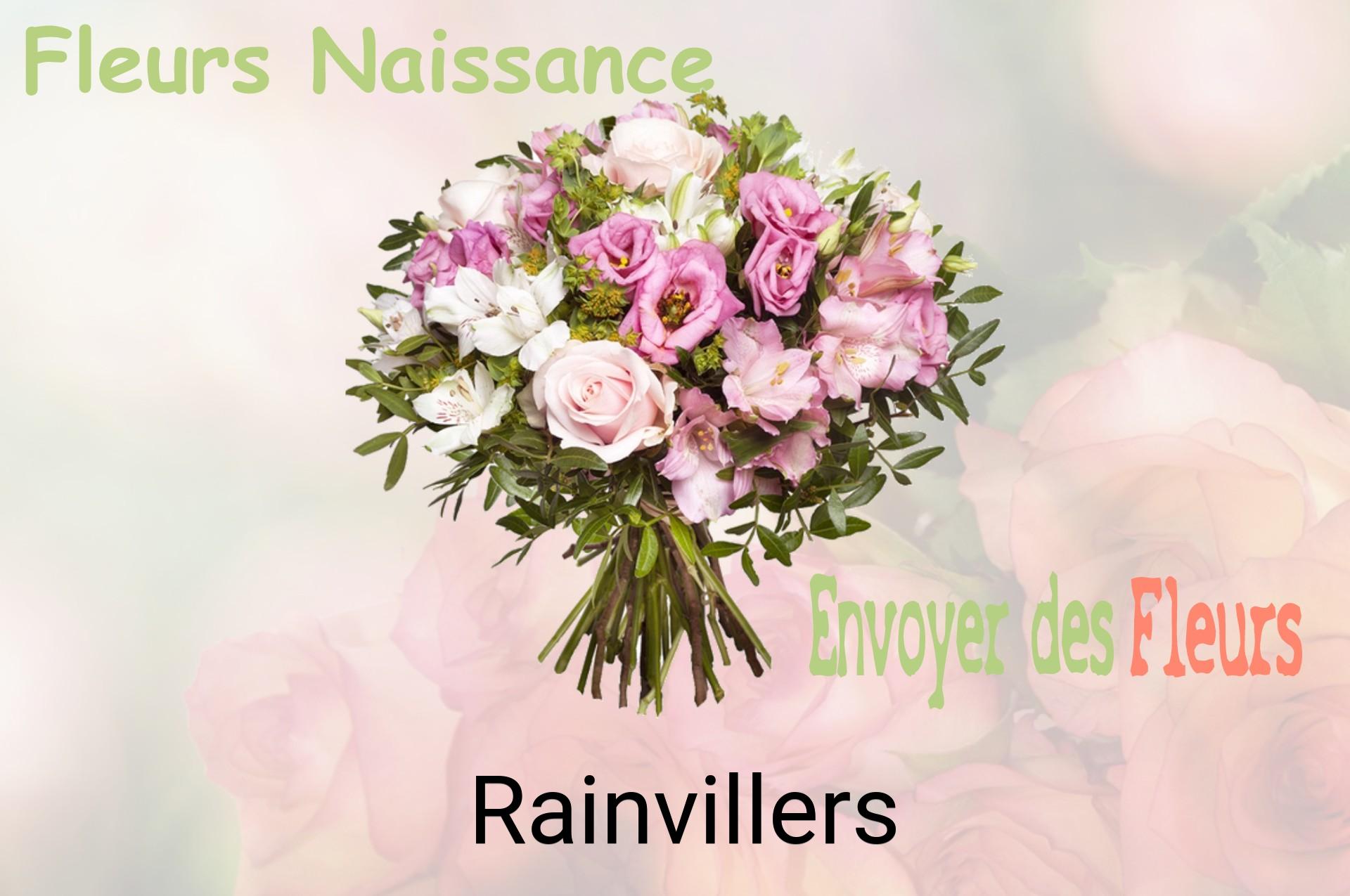 Bouquet de fleurs de naissance livré à Rainvillers