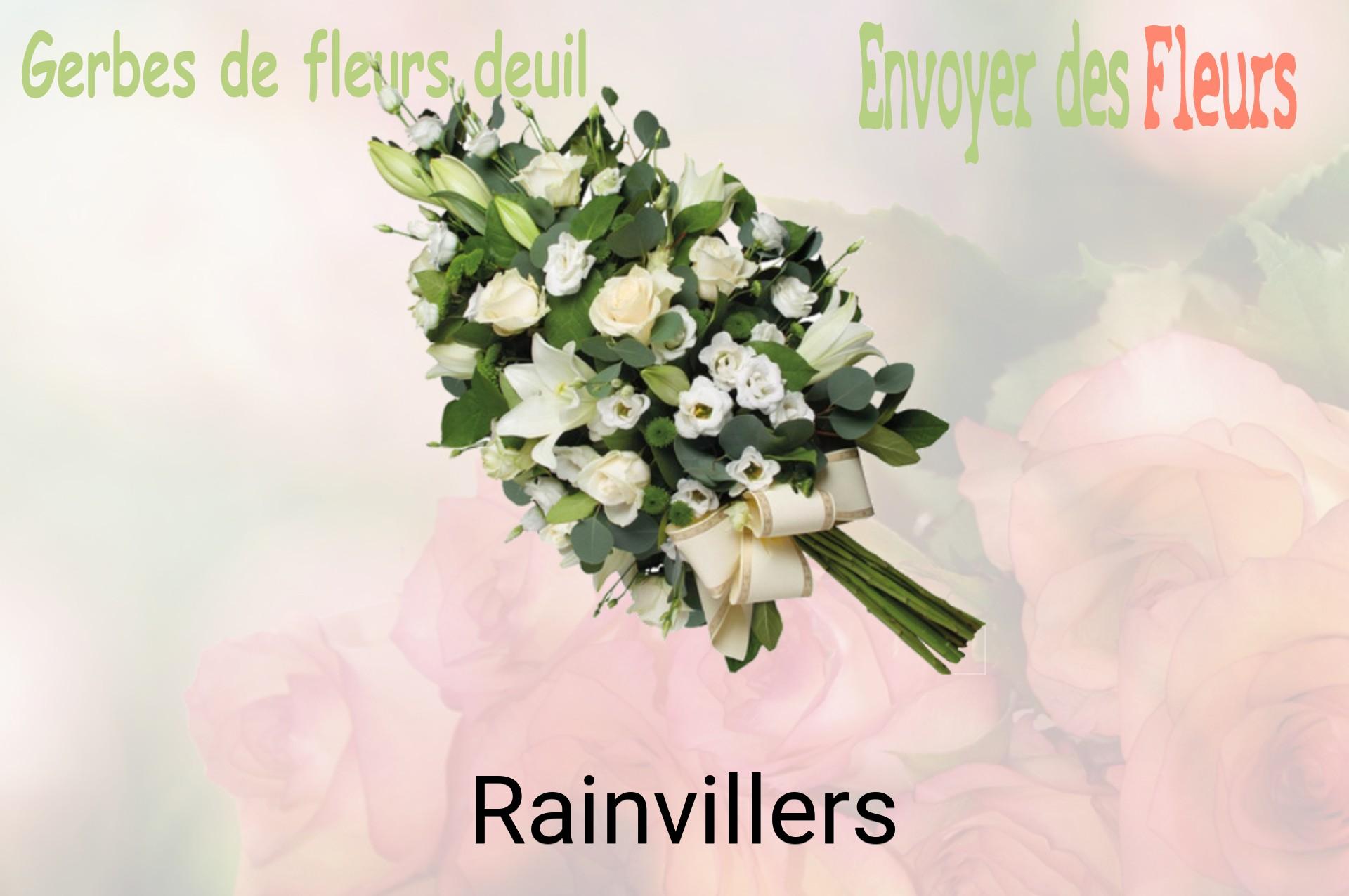 Gerbe de fleurs de deuil livrée à Rainvillers
